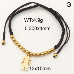 SS Bracelet  3B80090bhva-317