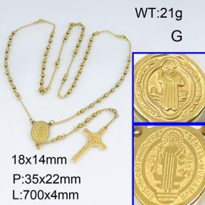 SS Necklace  3N20179bhil-692