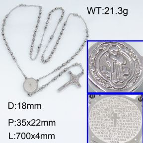 SS Necklace  3N20195bhva-692