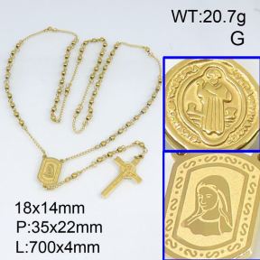 SS Necklace  3N20196bhil-692