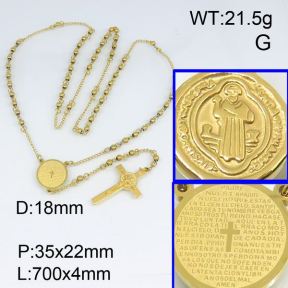 SS Necklace  3N20199bhil-692