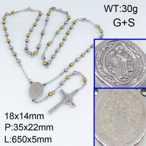 SS Necklace  3N20206bhjl-692
