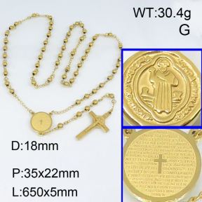 SS Necklace  3N20223vhll-692