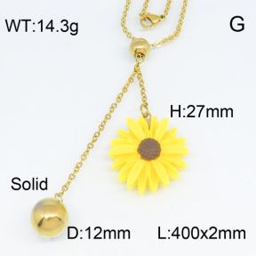 SS Necklace  3N30069bbml-406