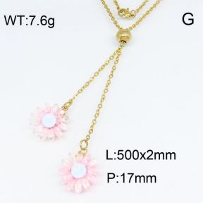 SS Necklace  3N30074bbml-406