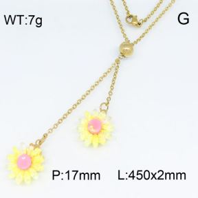 SS Necklace  3N30075bbml-406