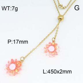 SS Necklace  3N30077bbml-406