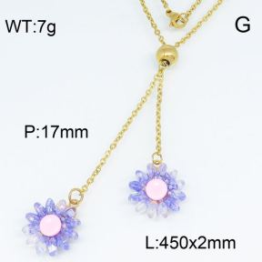 SS Necklace  3N30078bbml-406