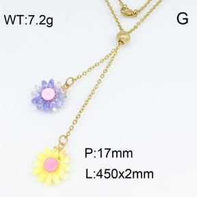 SS Necklace  3N30079bbml-406