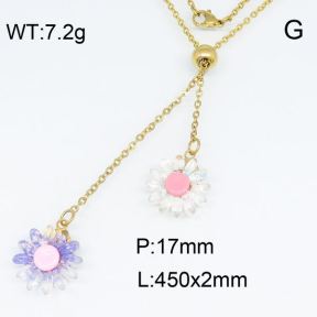 SS Necklace  3N30080bbml-406
