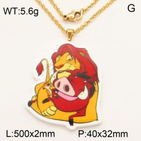 SS Necklace  3N30182vbmb-628