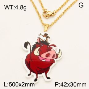 SS Necklace  3N30194vbmb-628