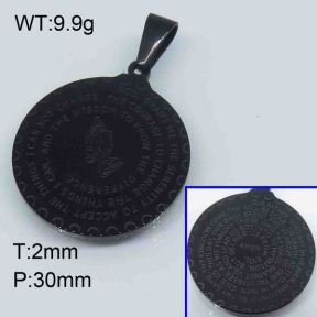 SS Pendant  3P20041bbov-682