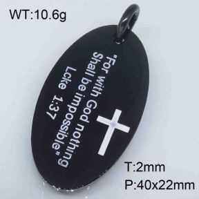 SS Pendant  3P20043vbpb-682