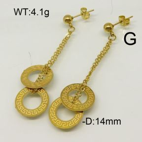 SS Earrings  6324543vbnb-610