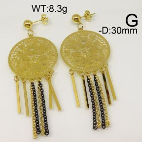 SS Earrings  6324554vbpb-463