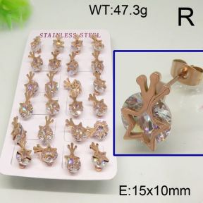SS Earrings  6345200bnib-650