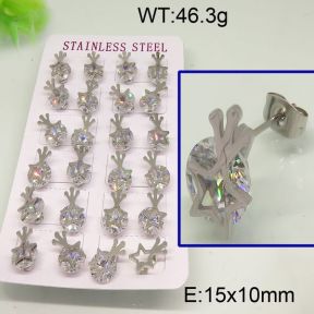 SS Earrings  6345201bmmb-650