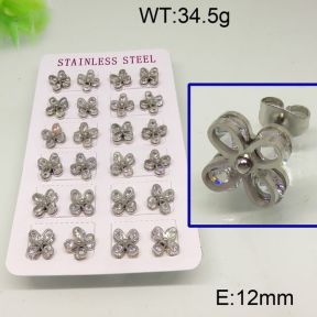 SS Earrings  6345204bpvb-650