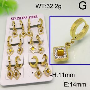 SS Earrings  6345230aima-450
