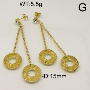 SS Earrings  6345801vbmb-463