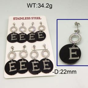 SS Earrings  6345930bkab-488