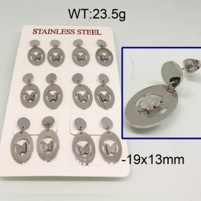 SS Earrings  6350088akia-488