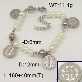 SS Bracelet  6432028vbpb-610