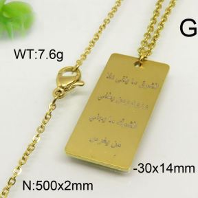 SS Necklace  6524000ablb-628