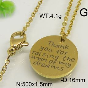 SS Necklace  6524002ablb-628