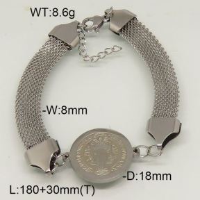 SS Bracelet  6B20553vhkb-628