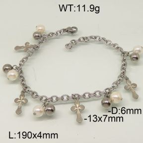 SS Bracelet  6B30010vbpb-610