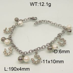 SS Bracelet  6B30012vbpb-610