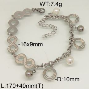 SS Bracelet  6B30026bhva-610