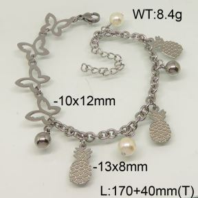 SS Bracelet  6B30027bhva-610