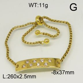 SS Bracelet  6B40006bbml-450