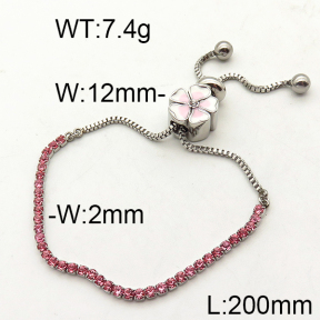 SS Bracelet  6B4001188bhbl-691