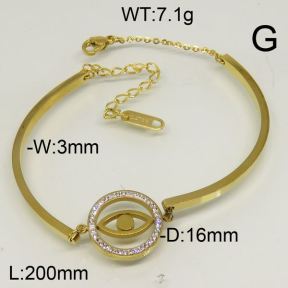 SS Bracelet  6B40098bhva-493