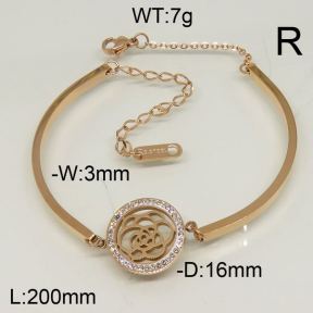 SS Bracelet  6B40102vhha-493