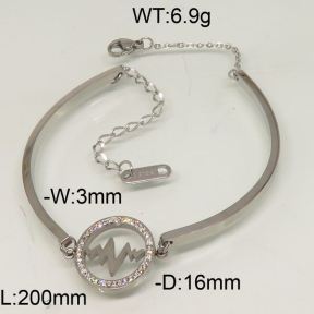 SS Bracelet  6B40108vbpb-493