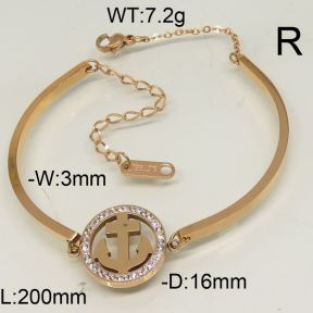 SS Bracelet  6B40110vhha-493