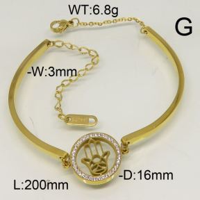 SS Bracelet  6B40112bhva-493