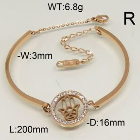 SS Bracelet  6B40113vhha-493