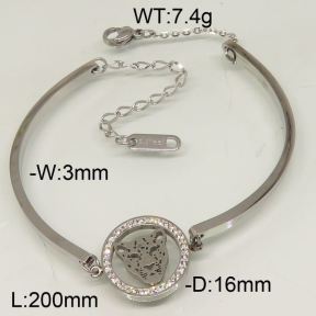 SS Bracelet  6B40117vbpb-493