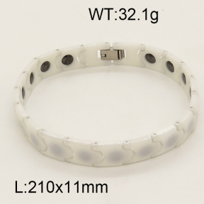 SS Ceramic Bracelet  6B9000068ajvb-244