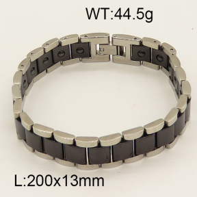 SS Ceramic Bracelet  6B9000073ajvb-244