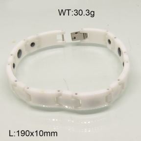 SS Ceramic Bracelet  6B90006ajvb-244