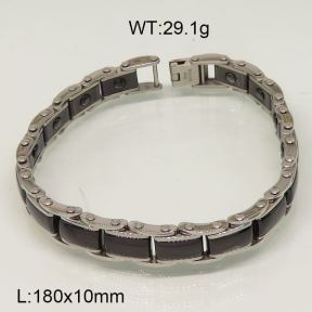 SS Ceramic Bracelet  6B90017vila-244
