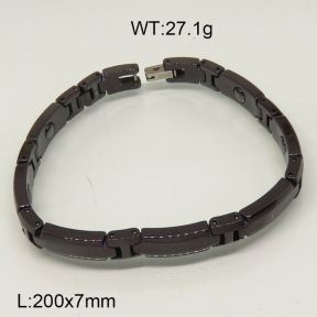 SS Ceramic Bracelet  6B90023aivb-244