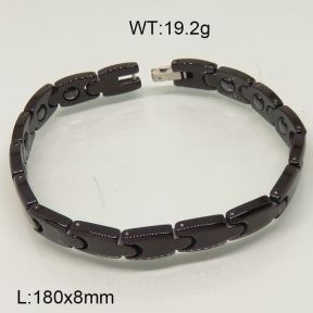 SS Ceramic Bracelet  6B90024aivb-244